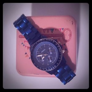 Fossil Stella Chronograph Blue Watch